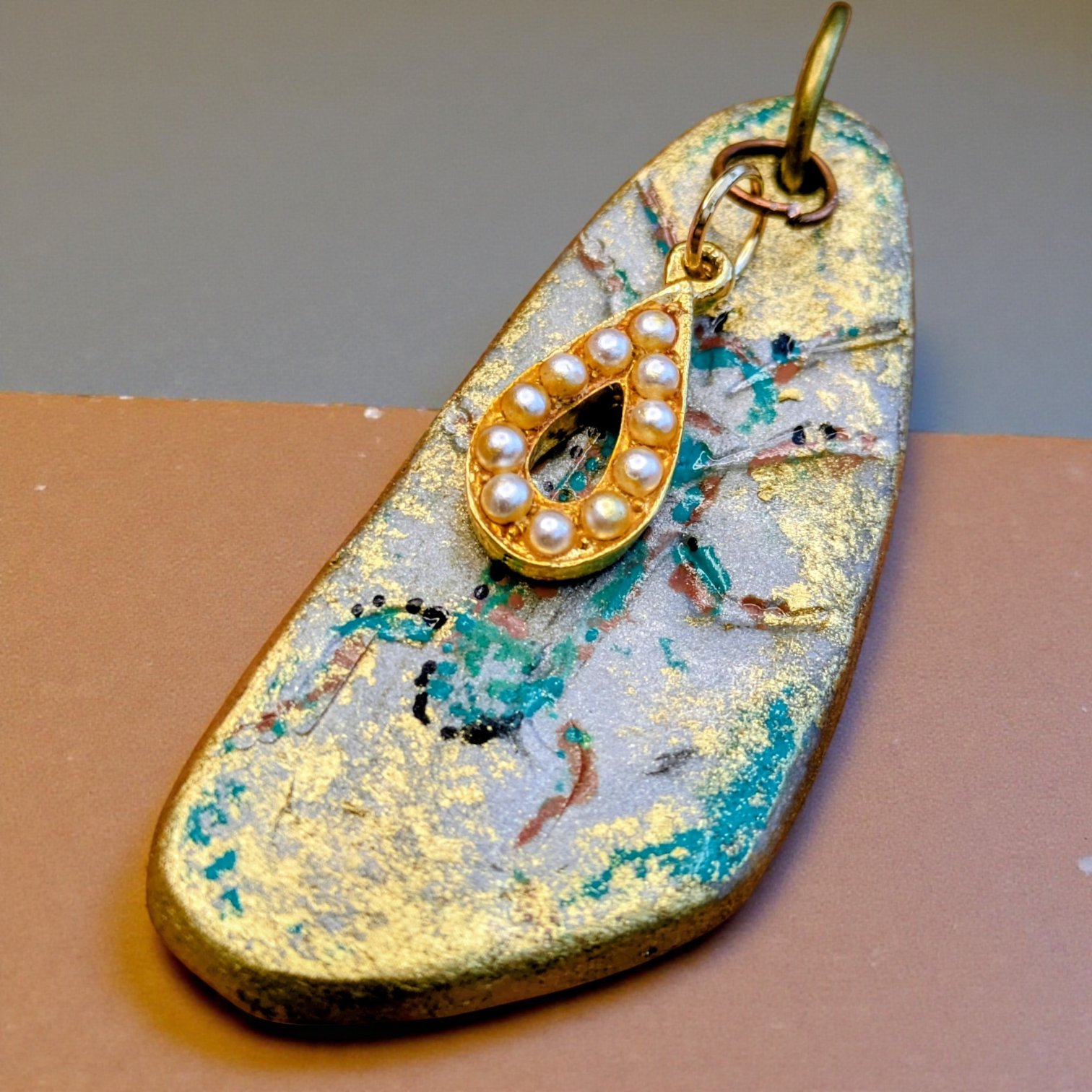 Handmade Bug Bling Pendant Necklace