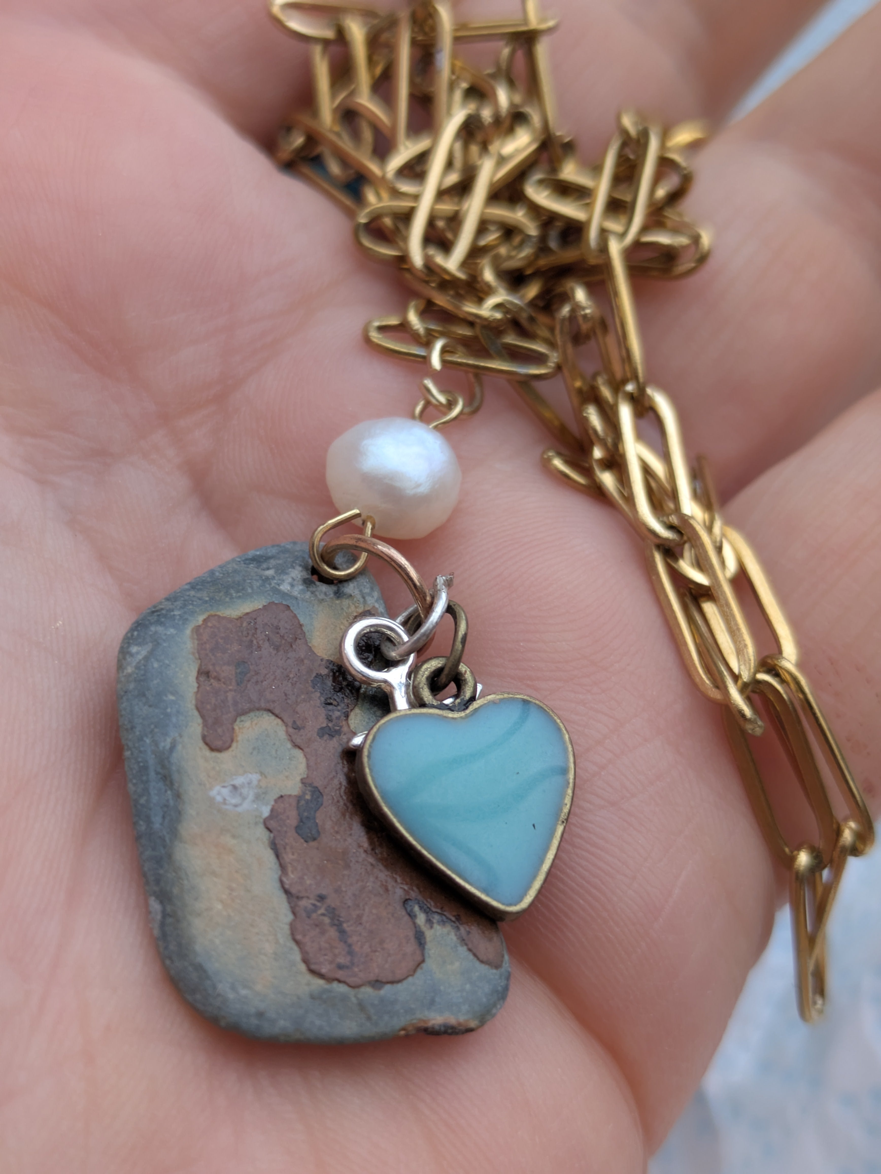 Handmade Welsh Snowdonia Slate Pendant Necklace